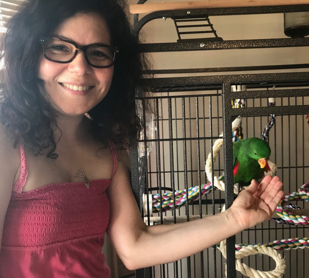 Interview with Green Bean the Parrot  (with Victoria K) 
